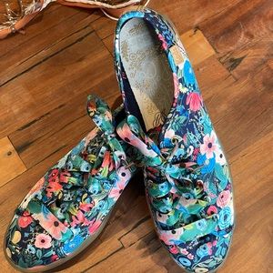 Keds Rifle Paper Satin 8.5 Sneakers